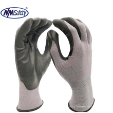 NMSAFETY flexible  foam nitrile on palm work industrial gloves EN388 2016 4121X